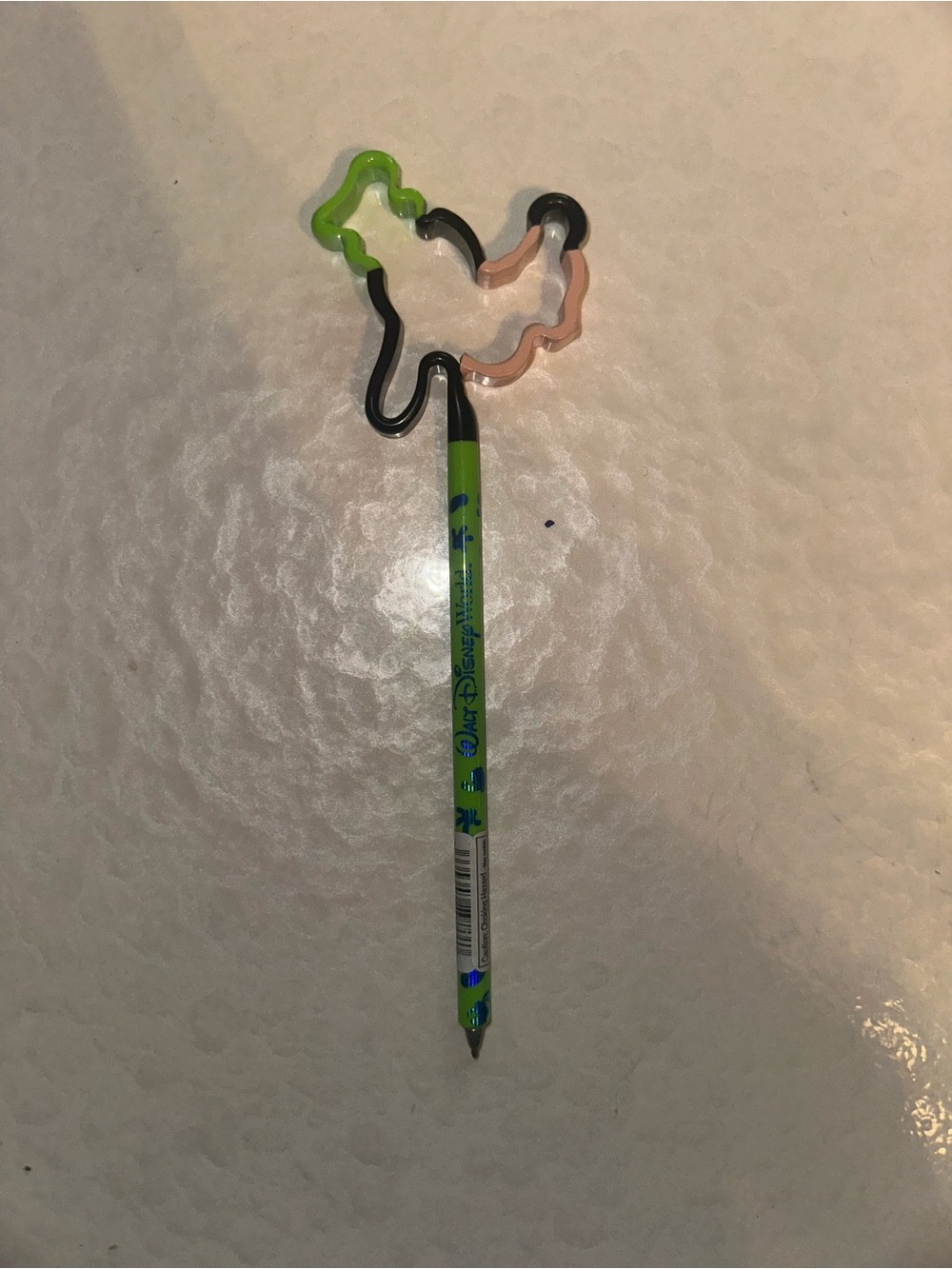 WALT DISNEY WORLD GOOFY SHAPED PEN PLASTIC FIGURAL THEME PARK